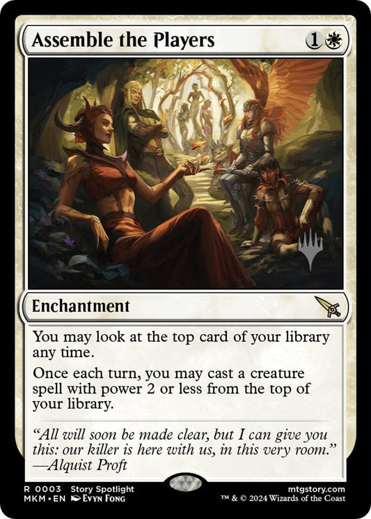 Assemble the Players (Promo Pack) [Murders at Karlov Manor Promos] [Foil]