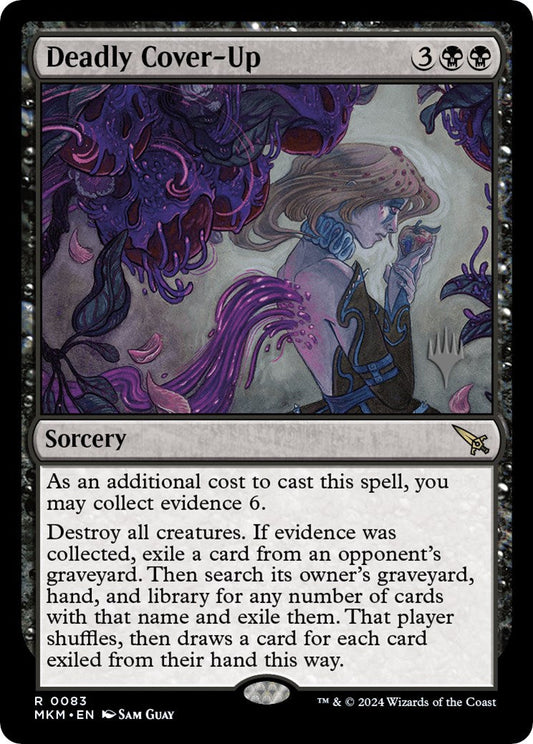 Deadly Cover-Up (Promo Pack) [Murders at Karlov Manor Promos] [Foil]