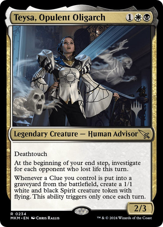 Teysa, Opulent Oligarch (Promo Pack) [Murders at Karlov Manor Promos] [Foil]