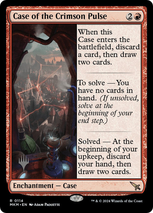 Case of the Crimson Pulse (Promo Pack) [Murders at Karlov Manor Promos] [Foil]