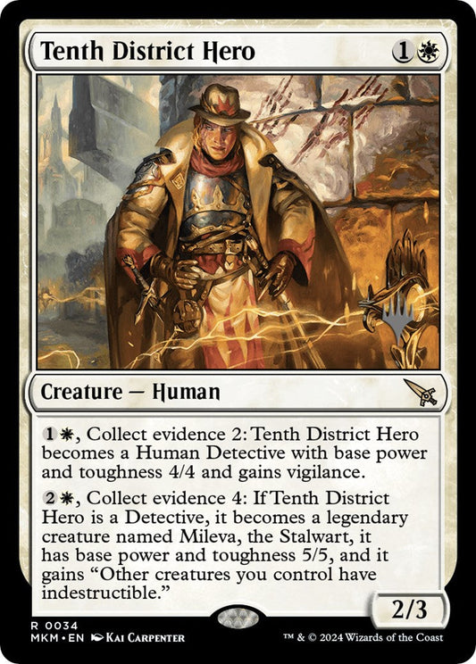 Tenth District Hero (Promo Pack) [Murders at Karlov Manor Promos] [Foil]
