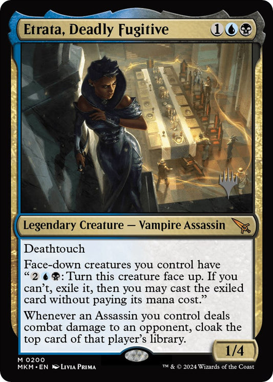 Etrata, Deadly Fugitive (Promo Pack) [Murders at Karlov Manor Promos] [Foil]