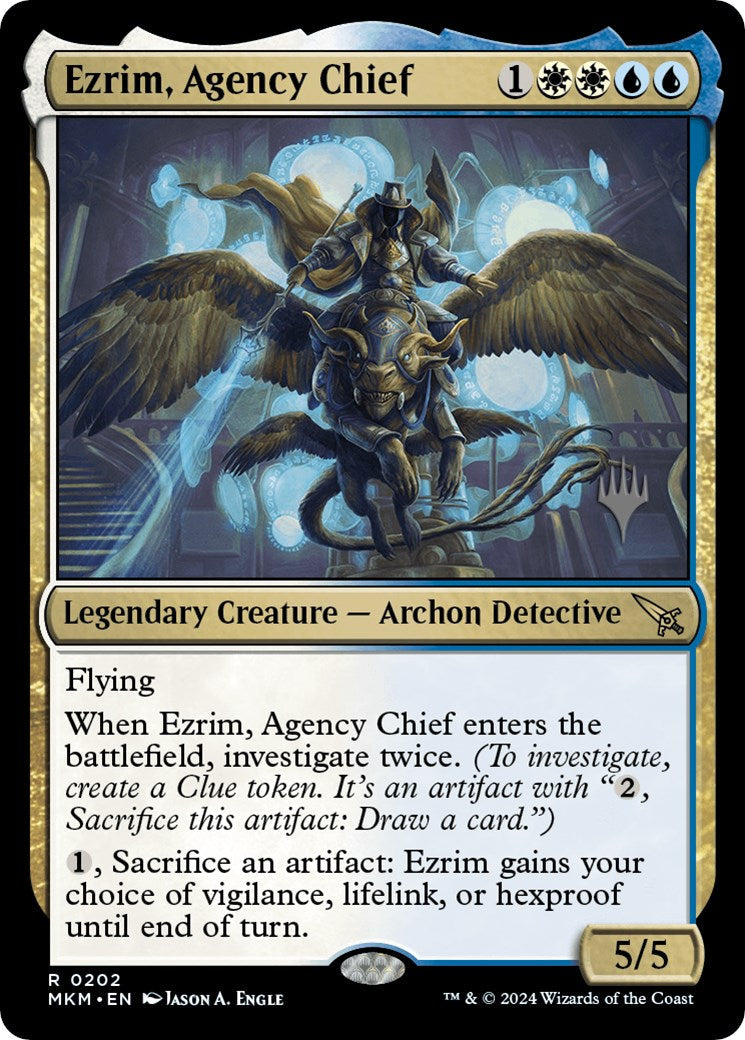 Ezrim, Agency Chief (Promo Pack) [Murders at Karlov Manor Promos] [Foil]