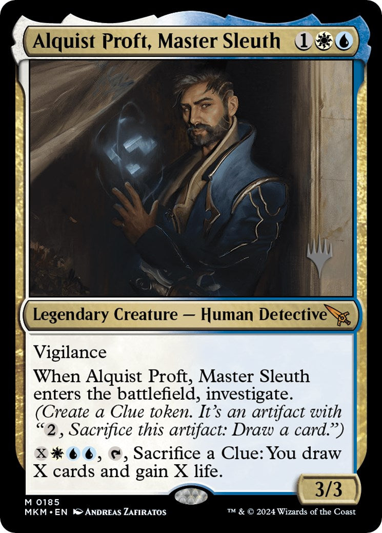 Alquist Proft, Master Sleuth (Promo Pack) [Murders at Karlov Manor Promos] [Foil]