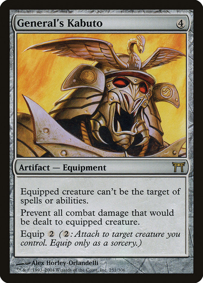 General's Kabuto [Champions of Kamigawa] [Foil]