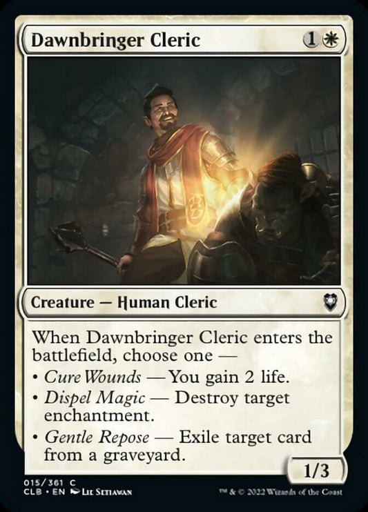Dawnbringer Cleric [Commander Legends: Battle for Baldur's Gate] [Foil]