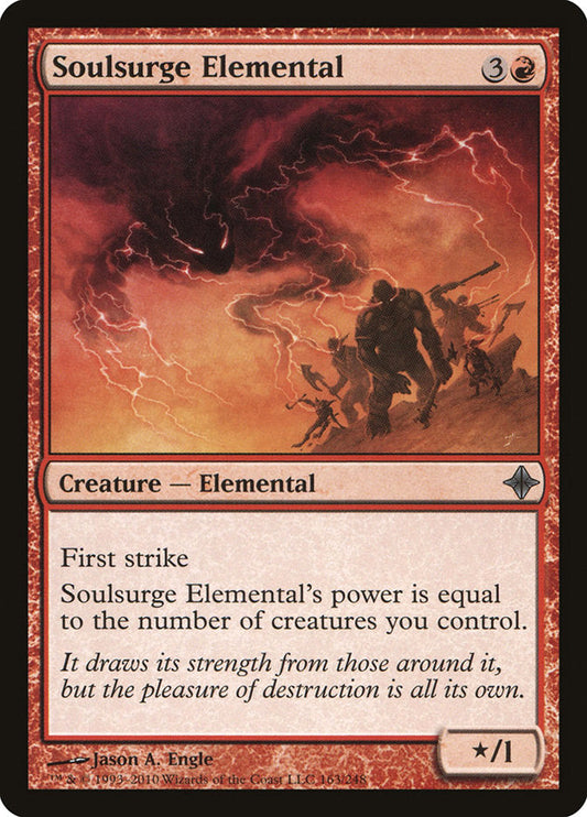 Soulsurge Elemental [Rise of the Eldrazi] [Foil]
