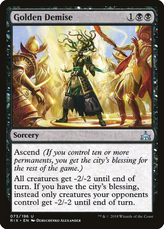 Golden Demise [Rivals of Ixalan] [Foil]