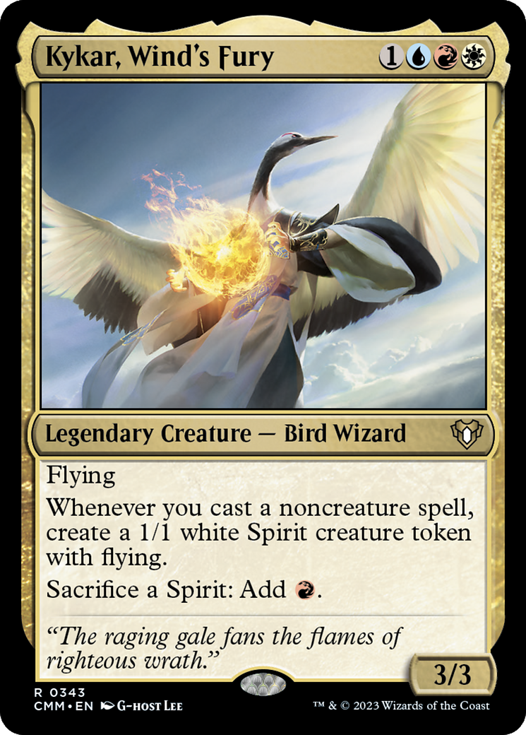 Kykar, Wind's Fury [Commander Masters] [Foil]