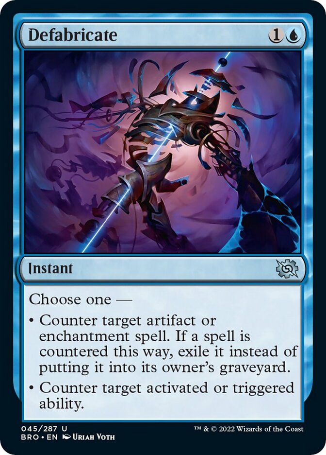Defabricate [The Brothers' War] [Foil]