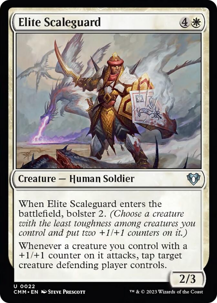 Elite Scaleguard [Commander Masters] [Foil]