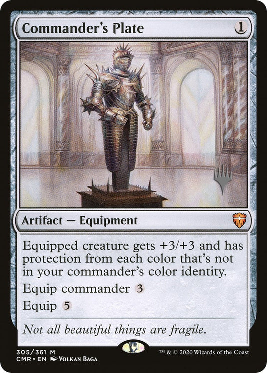 Commander's Plate (Promo Pack) [Murders at Karlov Manor Promos] [Foil]