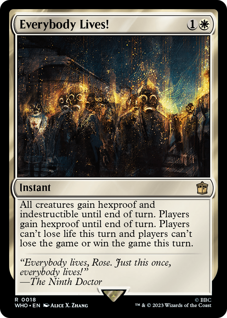 Everybody Lives! [Doctor Who] [Foil]