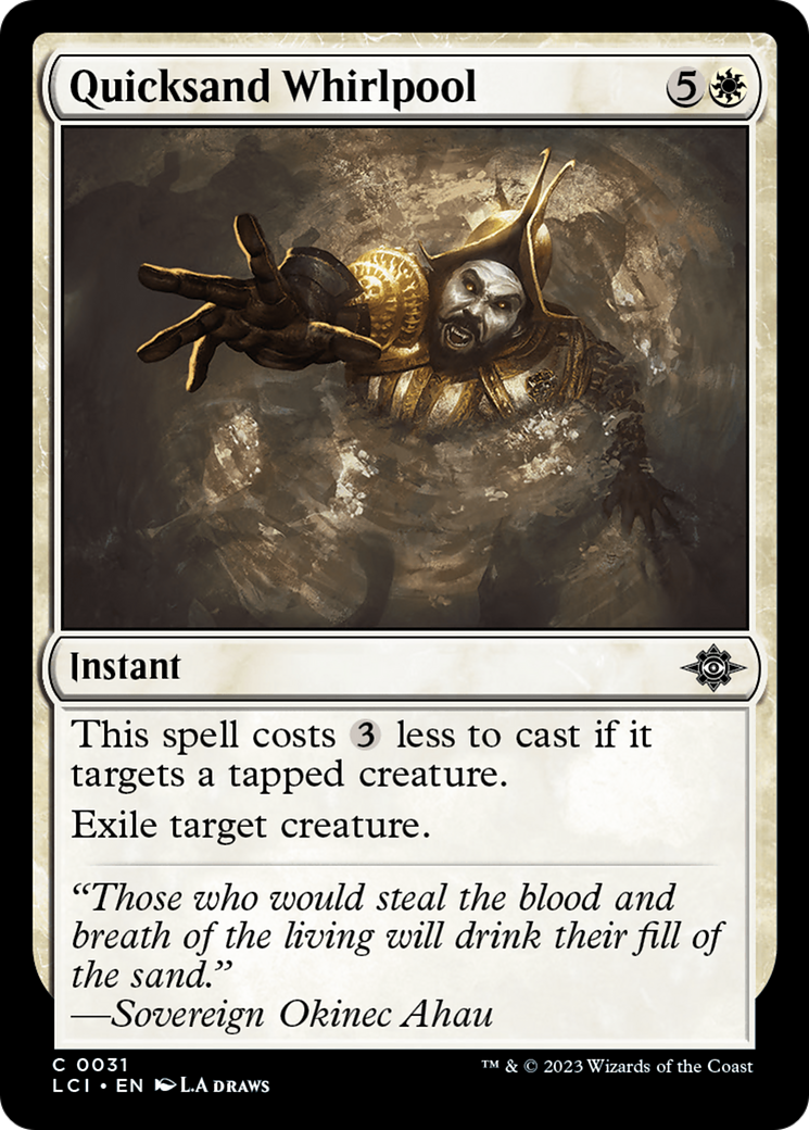 Quicksand Whirlpool [The Lost Caverns of Ixalan] [Foil]