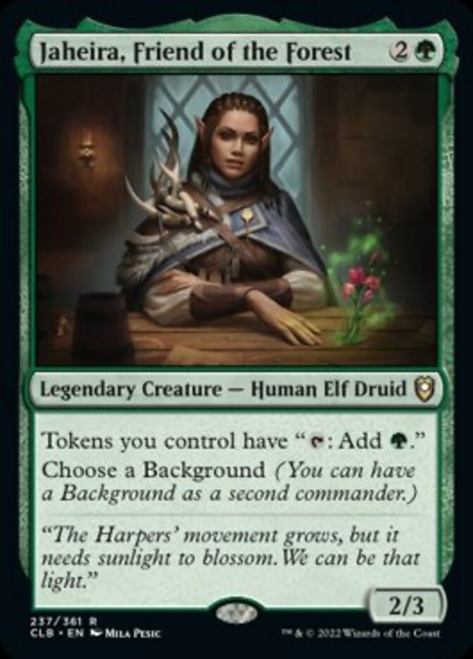 Jaheira, Friend of the Forest [Commander Legends: Battle for Baldur's Gate] [Foil]