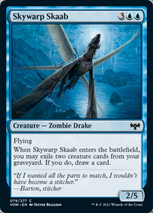 Skywarp Skaab [Innistrad: Crimson Vow] [Foil]