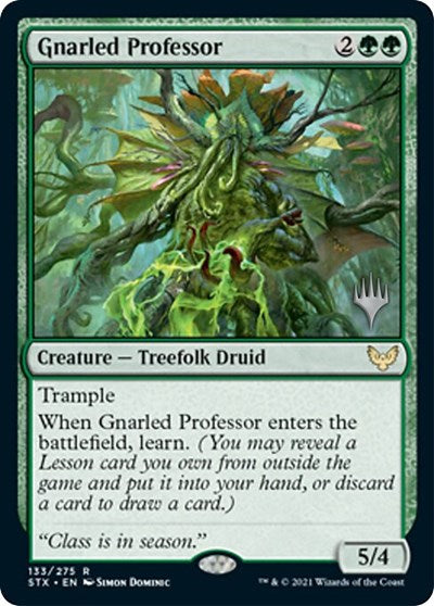 Gnarled Professor (Promo Pack) [Strixhaven: School of Mages Promos] [Foil]