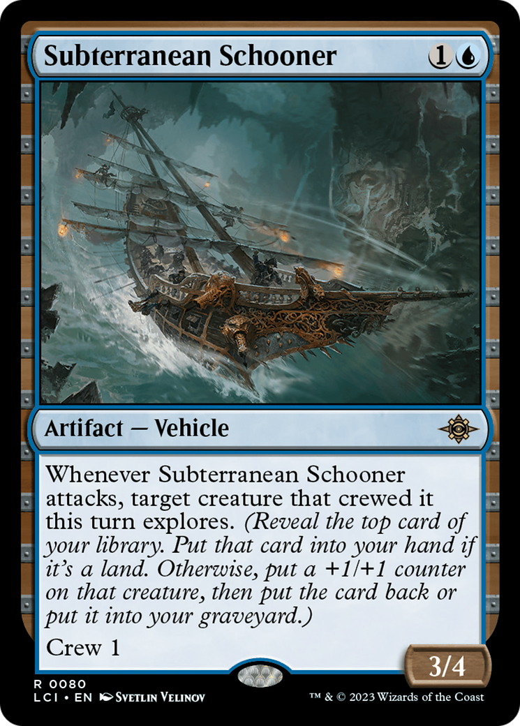 Subterranean Schooner [The Lost Caverns of Ixalan] [Foil]