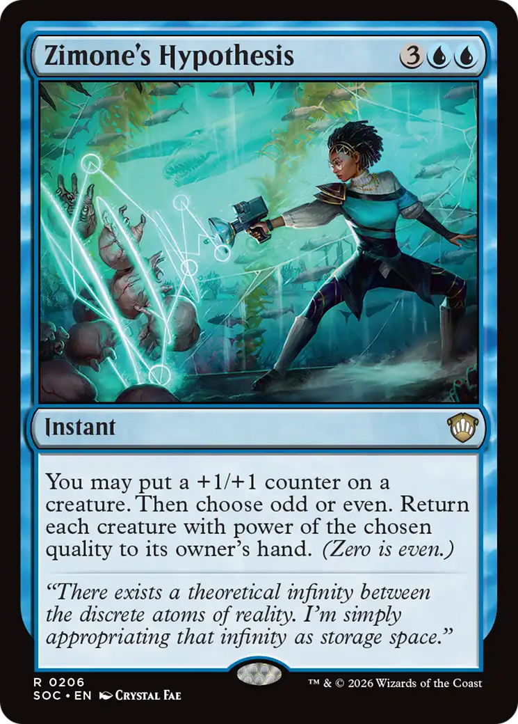Zimone's Hypothesis [Secrets of Strixhaven Commander] [Foil]