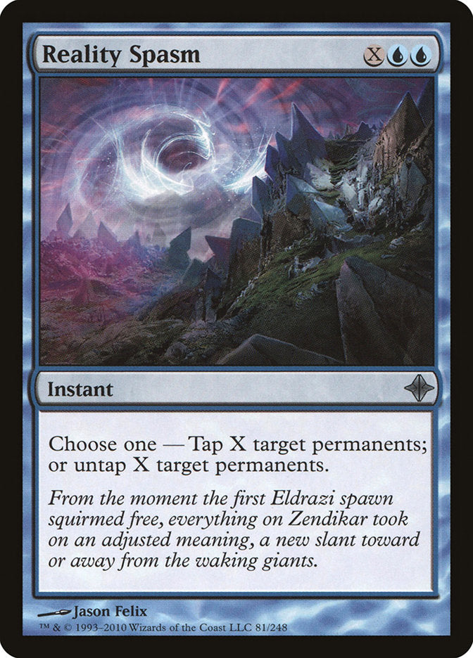 Reality Spasm [Rise of the Eldrazi] [Foil]