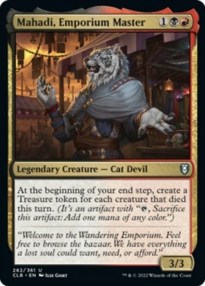 Mahadi, Emporium Master [Commander Legends: Battle for Baldur's Gate] [Foil]
