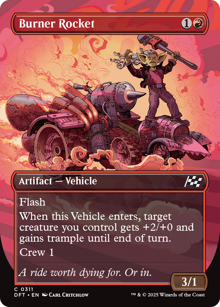 Burner Rocket (Borderless) [Aetherdrift] [Foil]
