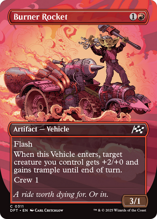 Burner Rocket (Borderless) [Aetherdrift] [Foil]