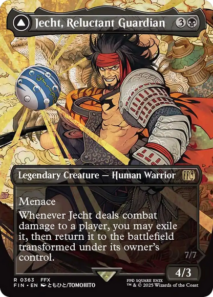 Jecht, Reluctant Guardian // Braska's Final Aeon (Borderless) [FINAL FANTASY] [Foil]