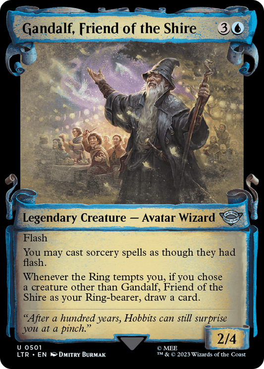 Gandalf, Friend of the Shire [The Lord of the Rings: Tales of Middle-Earth Showcase Scrolls] [Foil]