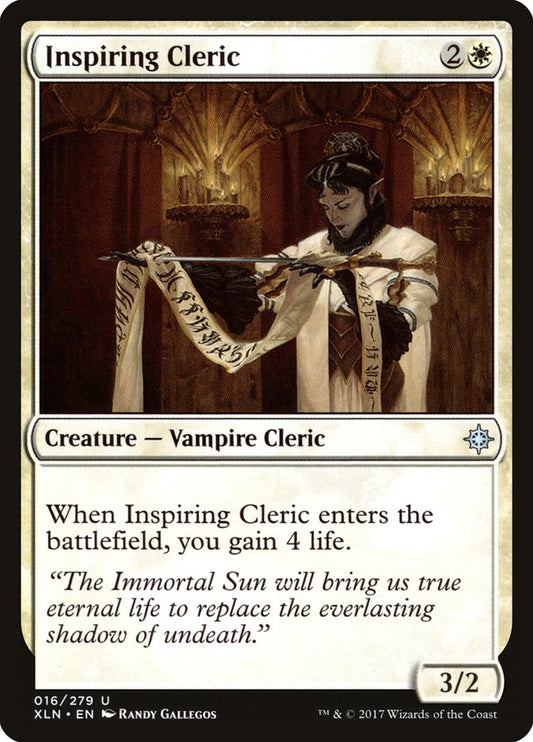 Inspiring Cleric [Ixalan] [Foil]