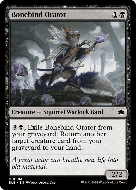 Bonebind Orator [Bloomburrow] [Foil]
