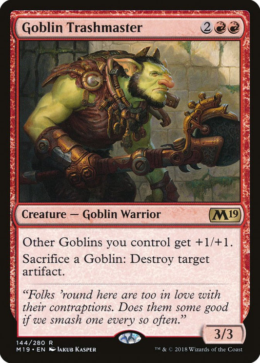 Goblin Trashmaster [Core Set 2019] [Foil]