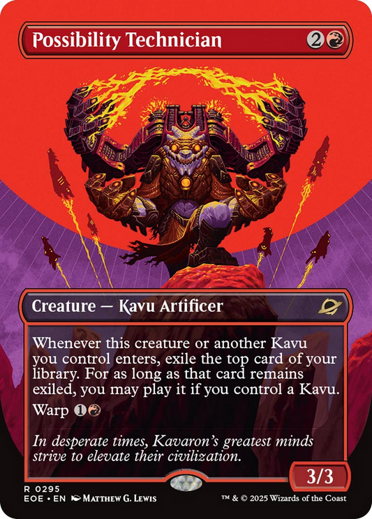 Possibility Technician (Borderless) [Edge of Eternities] [Foil]