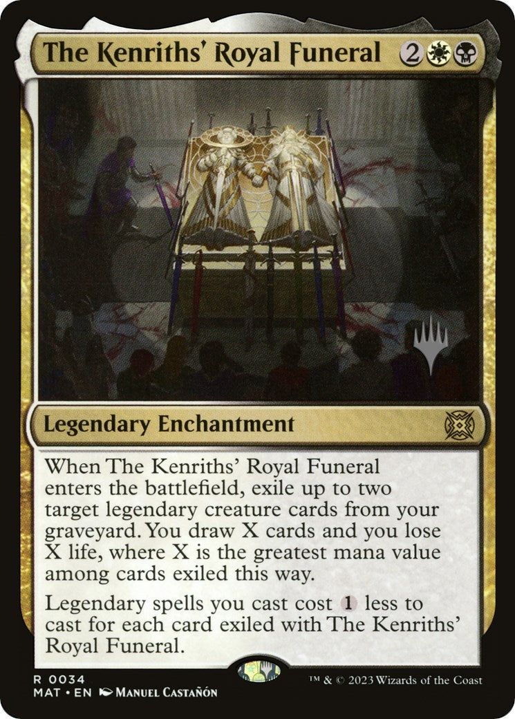 The Kenriths' Royal Funeral (Promo Pack) [Murders at Karlov Manor Promos] [Foil]