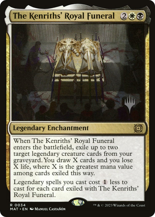 The Kenriths' Royal Funeral (Promo Pack) [Murders at Karlov Manor Promos] [Foil]