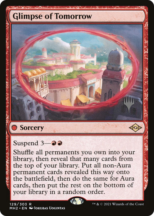 Glimpse of Tomorrow (Promo Pack) [Murders at Karlov Manor Promos] [Foil]