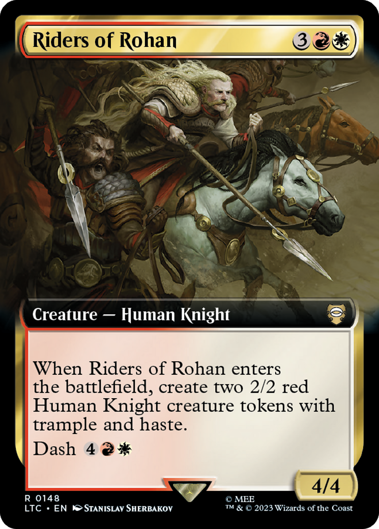 Riders of Rohan (Extended Art) [The Lord of the Rings: Tales of Middle-Earth Commander] [Foil]