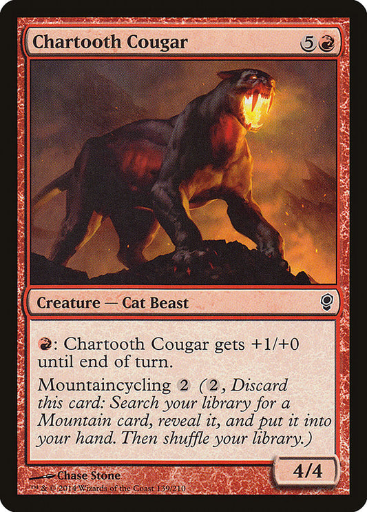 Chartooth Cougar [Conspiracy] [Foil]