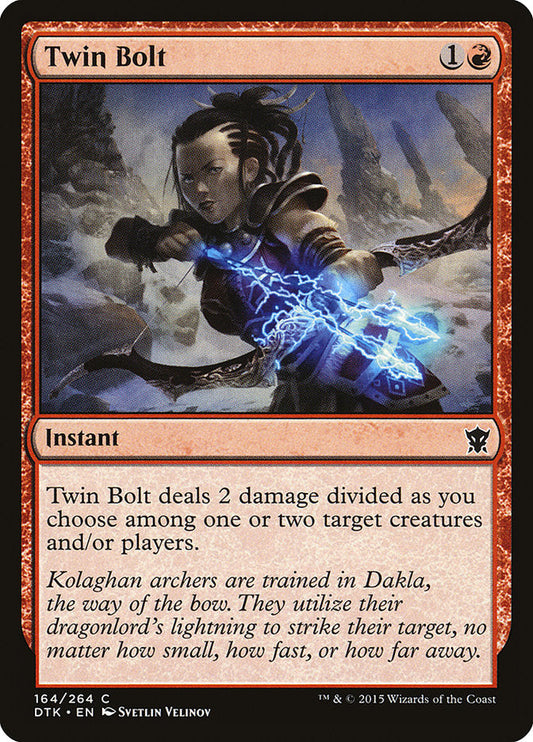 Twin Bolt [Dragons of Tarkir] [Foil]