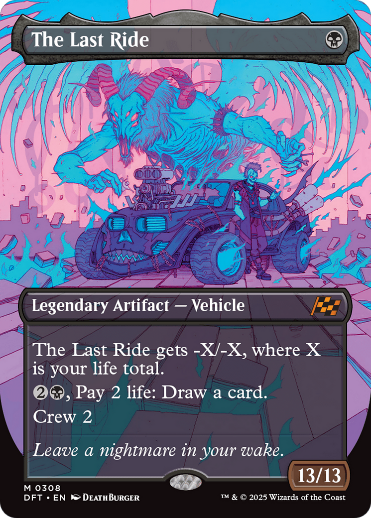 The Last Ride (Borderless) [Aetherdrift] [Foil]