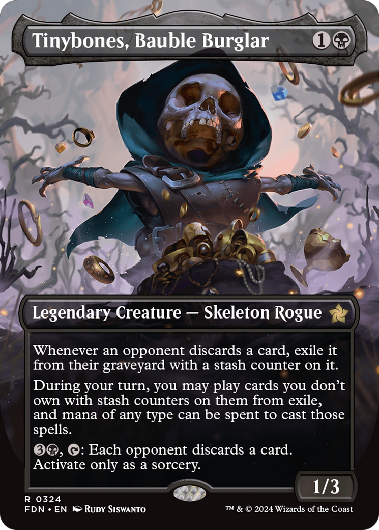 Tinybones, Bauble Burglar (Borderless) [Foundations] [Foil]