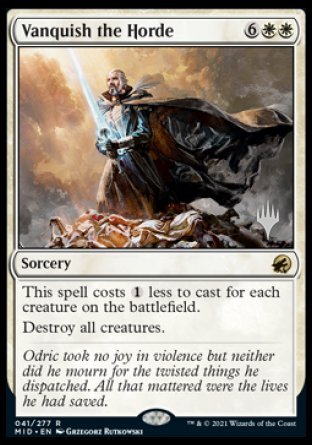 Vanquish the Horde (Promo Pack) [Innistrad: Midnight Hunt Promos] [Foil]