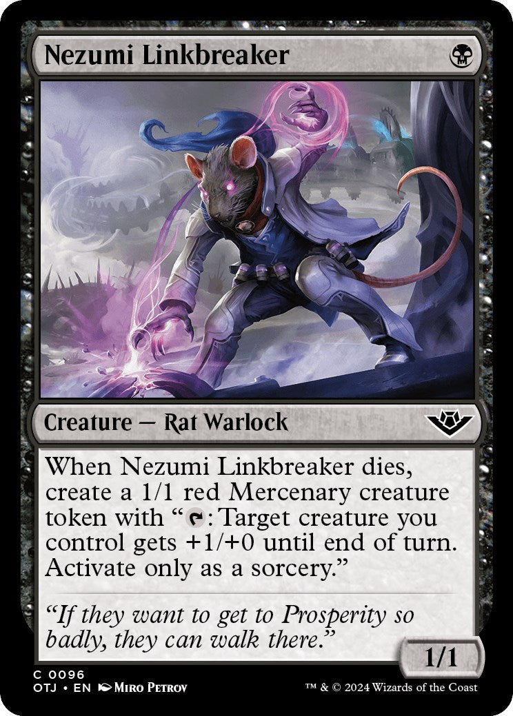 Nezumi Linkbreaker [Outlaws of Thunder Junction] [Foil]