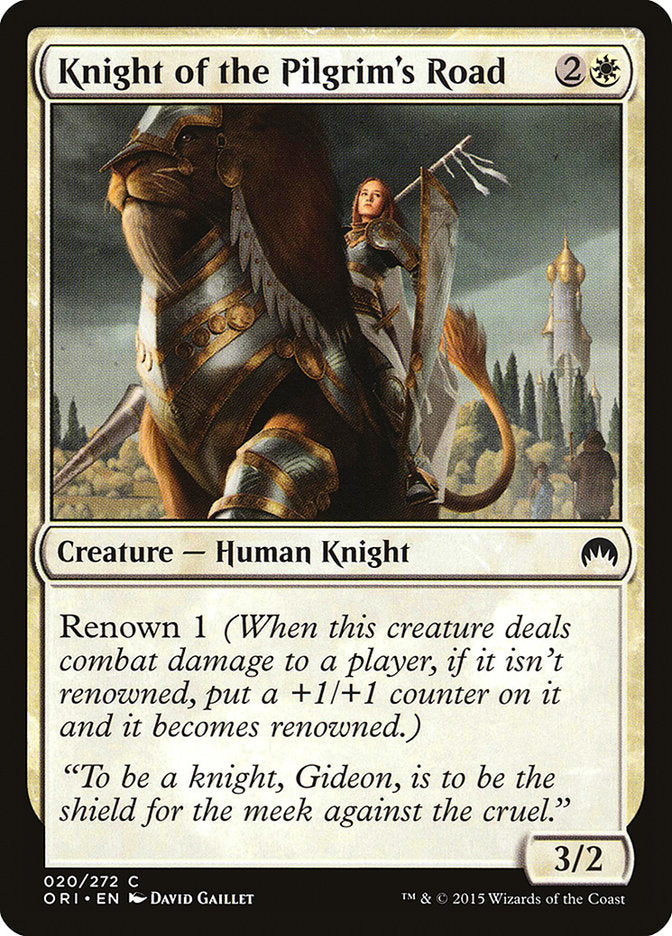 Knight of the Pilgrim's Road [Magic Origins] [Foil]