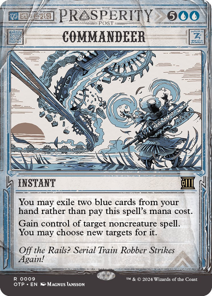Commandeer [Outlaws of Thunder Junction: Breaking News] [Foil]