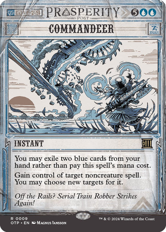 Commandeer [Outlaws of Thunder Junction: Breaking News] [Foil]