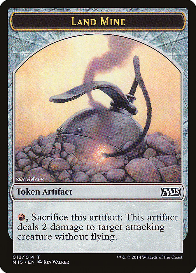 Land Mine Token [Core Set 2015 Tokens]