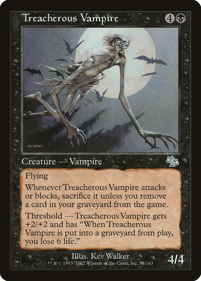 Treacherous Vampire [Judgment] [Foil]