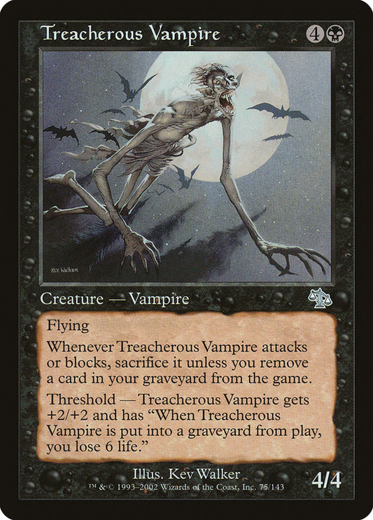 Treacherous Vampire [Judgment] [Foil]