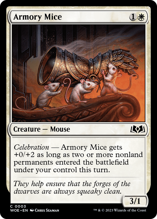 Armory Mice [Wilds of Eldraine] [Foil]